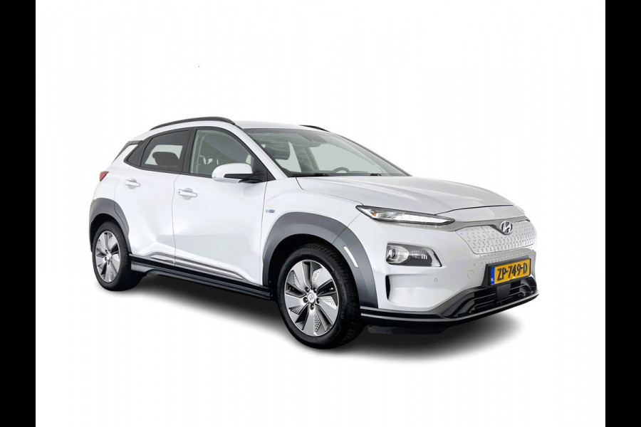 Hyundai Kona EV Premium 64 kWh (INCL-BTW) *FULL-LEATHER | HEAD-UP | FULL-LED | NAVI-FULLMAP | DAB | ADAPTIVE-CRUISE | KRELL-AUDIO | KEYLESS | CAMERA | BLIND-SPOT | LANE-ASSIST | DIGI-COCKPIT | COMFORT-SEATS | 17''ALU*