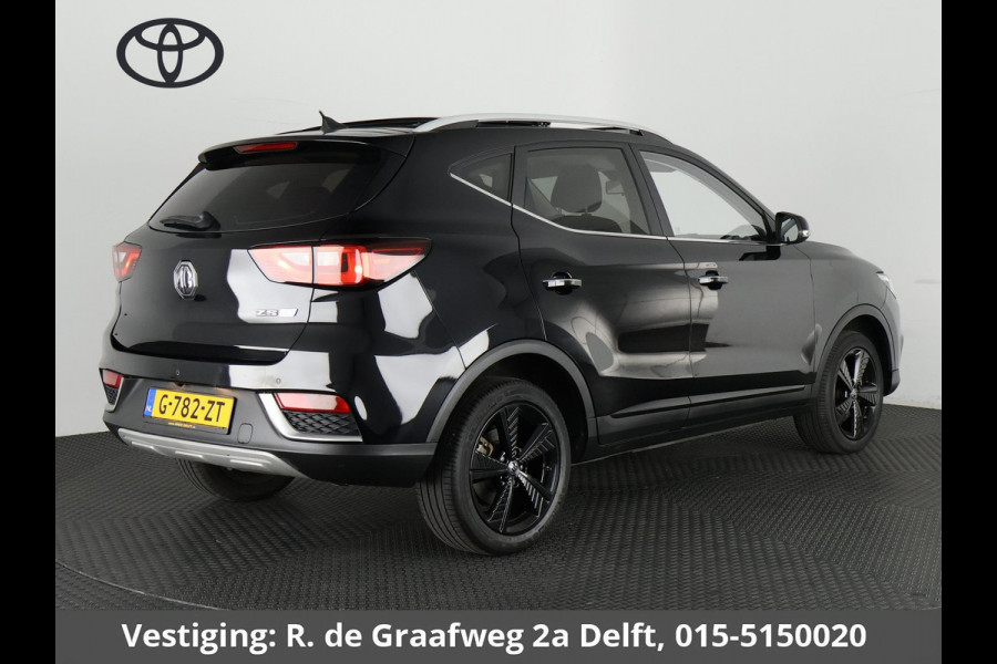 MG ZS EV Black Luxury 45 kWh | Navigatie | Schuif-/Kanteldak | Leder |