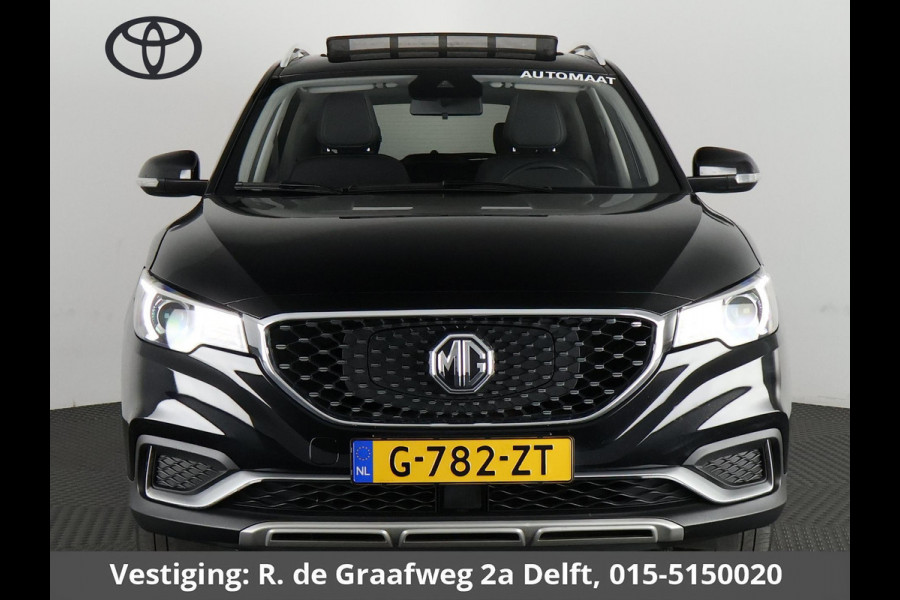 MG ZS EV Black Luxury 45 kWh | Navigatie | Schuif-/Kanteldak | Leder |