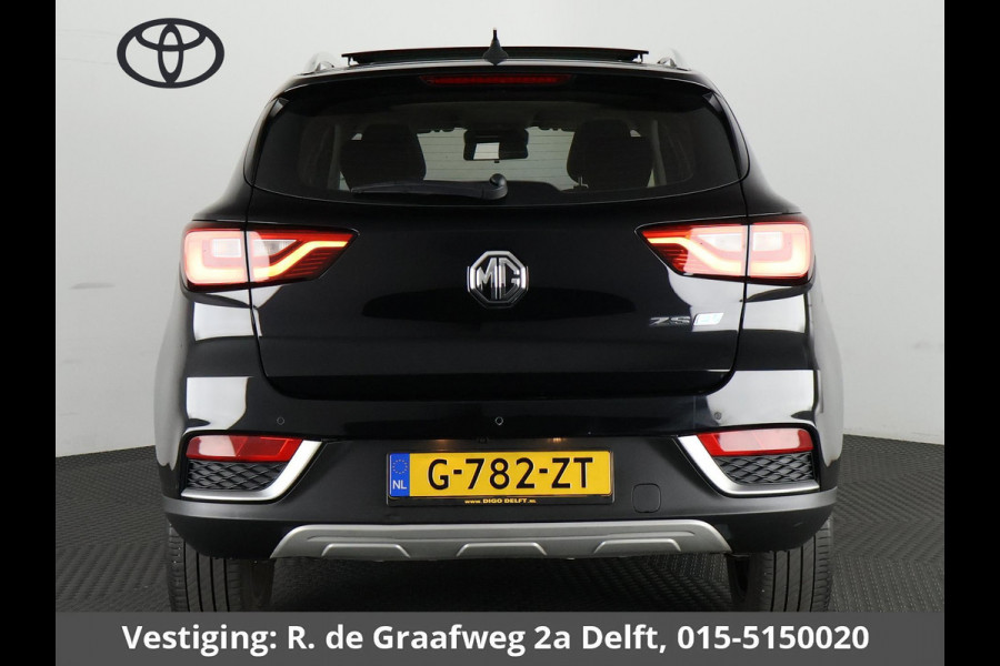 MG ZS EV Black Luxury 45 kWh | Navigatie | Schuif-/Kanteldak | Leder |