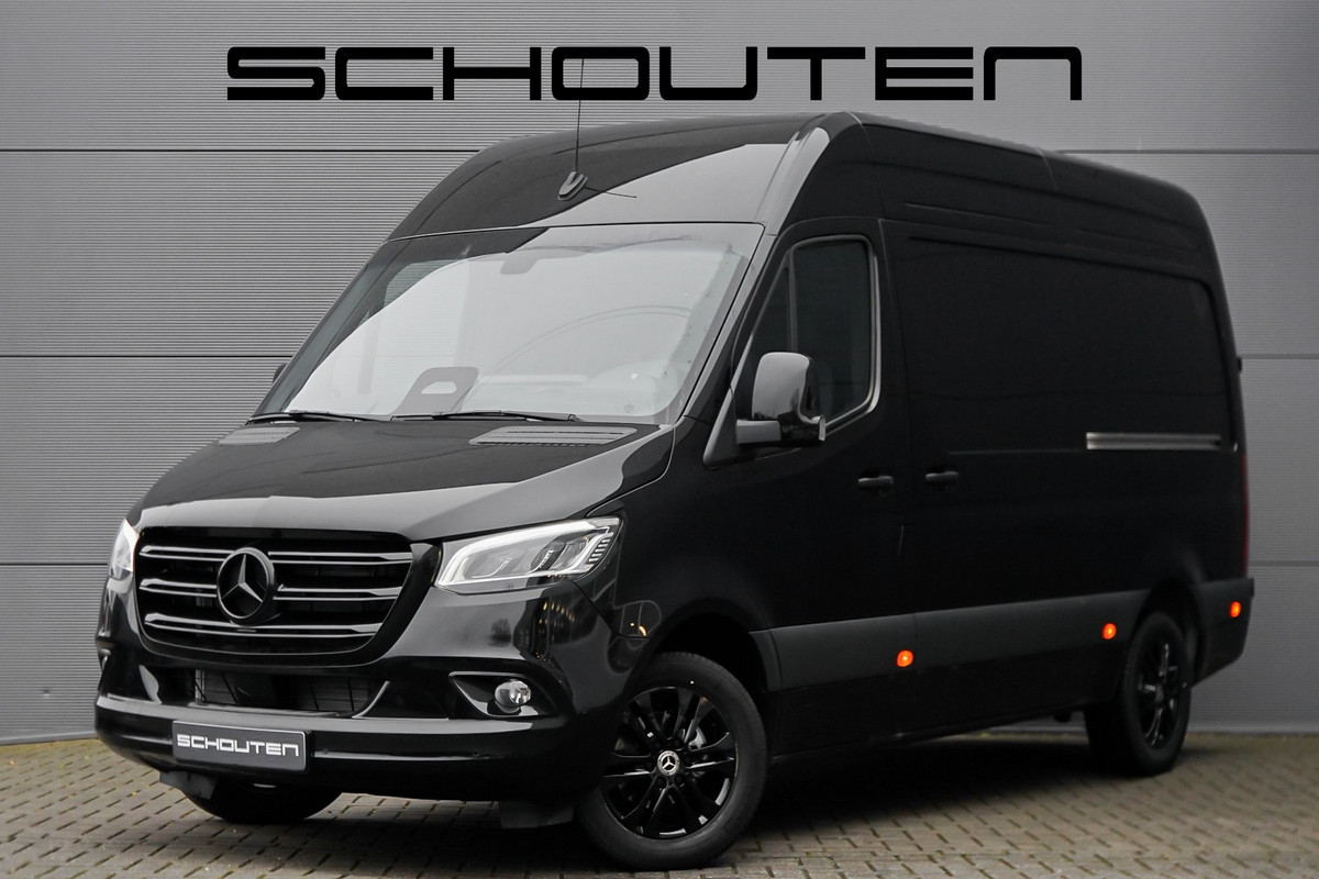 Mercedes-Benz Sprinter 319 1.9 CDI L2H2 RWD BPM Vrij Black Pack 2x Auto Schuifdeur Distronic Camera Navi Trekhaak 3.5T