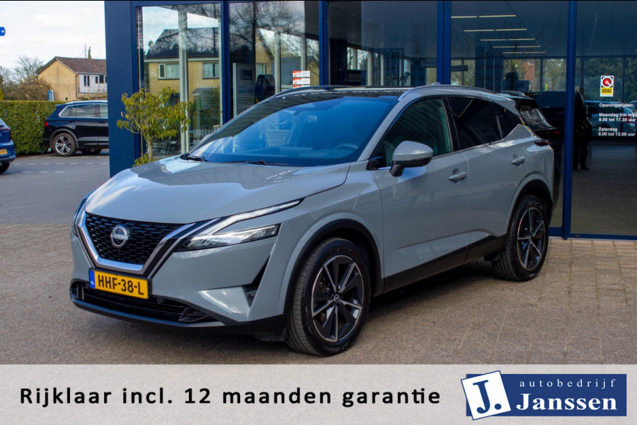 Nissan QASHQAI 1.3 MHEV N-Connecta |Prijs rijklaar incl 12 mnd garantie| 360 Camera Blindspot Panodak Elek klep