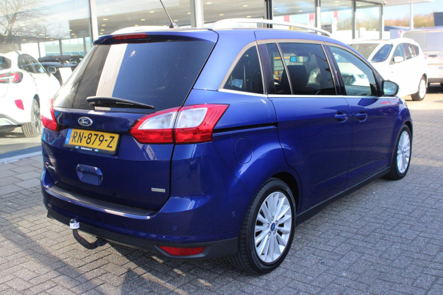 Ford Grand C-Max 1.0 Titanium 125pk | Trekhaak | Sensoren Voor & Achter | verwarmd voorruit
