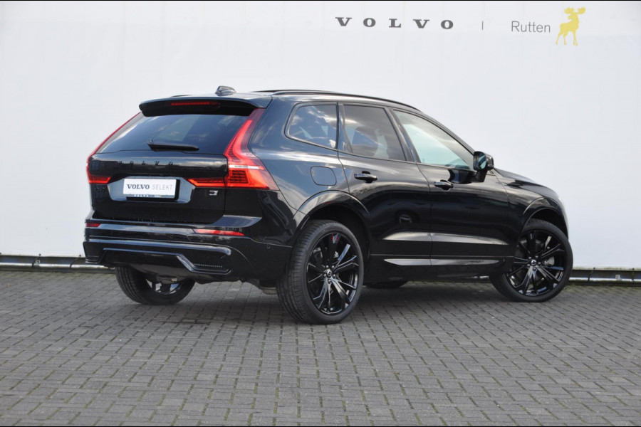 Volvo XC60 T8 455PK Automaat AWD Plus Black Edition / Adaptieve cruise control / BLIS / Luchtvering / Trekhaak / Stoelverwarming - en ventilatie / Parkeersensoren met 360 camera / Apple carplay / Panoramadak /