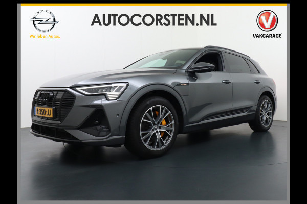 Audi e-tron 55 Quattro 95kWh 408PK S-Edition Pano-dak. Leder Apple Carplay Luchtvering 360° Camera's Assistentie Pakket Matrix LED koplampen Stoelverwarming Assistentiepakket 'City' Kruising-assistent Fase 3 Laden