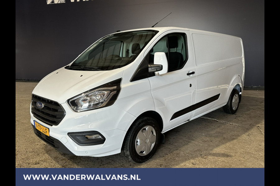 Ford Transit Custom 2.0 TDCI 131pk L2H1 Euro6 Airco | LED | Cruisecontrol | Verwarmde voorruit Bijrijdersbank, 2800kg trekvermogen, parkeersensoren