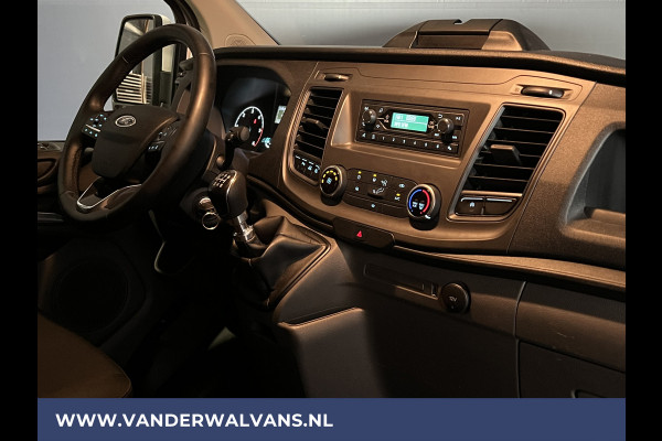 Ford Transit Custom 2.0 TDCI 131pk L2H1 Euro6 Airco | LED | Cruisecontrol | Verwarmde voorruit Bijrijdersbank, 2800kg trekvermogen, parkeersensoren