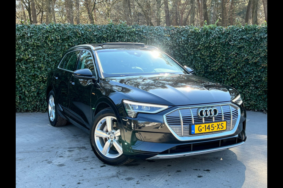 Audi e-tron E-tron 50 quattro Launch edition plus 71 kWh Pano | Luchtvering | Leder | Elektr stoel + geheugen | Adapt. Cruise