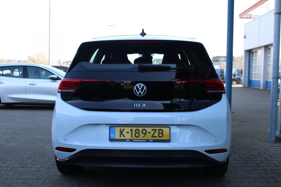 Volkswagen ID.3 PRO 58 kWh | grote accu + snelladen! | Lichtmetaal 20'' | Parkeersensoren | Stoelverwarming |