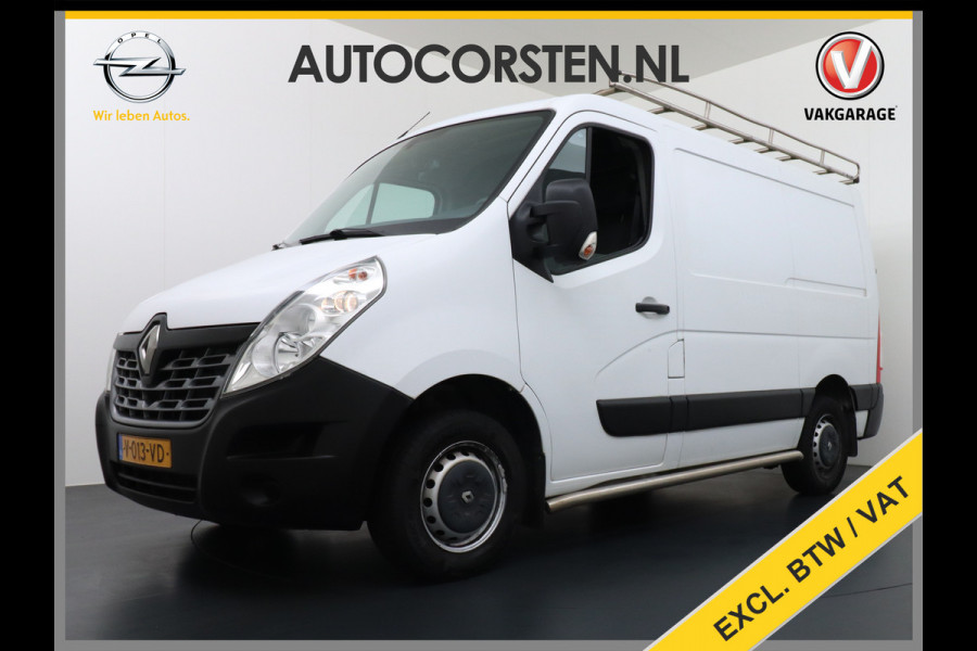 Renault Master T33 2.3 dCi 3P. Camera Airco EURO6 Y Imperiaal Trekhaak 3-Persoons Cruise Control Lat om lat betimmering Betonplex Vloer Bluetooth Sidebars 1e Eigenaar EURO 6 Y 2.500kg trekvermogen!