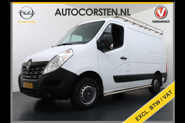 Renault Master T33 2.3 dCi 3P. Camera Airco EURO6 Y Imperiaal Trekhaak 3-Persoons Cruise Control Lat om lat betimmering Betonplex Vloer Bluetooth Sidebars 1e Eigenaar EURO 6 Y 2.500kg trekvermogen!