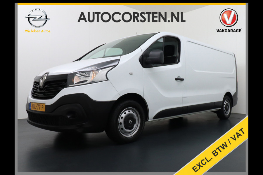 Renault Trafic DCi 122pk3-Pers.Lang Navi Airco Pdc Trekhaak L2H1 Cruise Control Comfort Bluetooth 1.6DCi T29 Nwe Model Schuifdeur Betonplex Wandbetimmering 2.000kg trekvermogen Euro 6