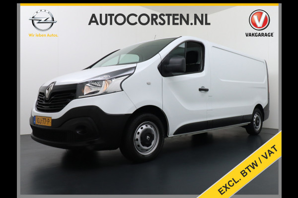 Renault Trafic DCi 122pk3-Pers.Lang Navi Airco Pdc Trekhaak L2H1 Cruise Control Comfort Bluetooth 1.6DCi T29 Nwe Model Schuifdeur Betonplex Wandbetimmering 2.000kg trekvermogen Euro 6