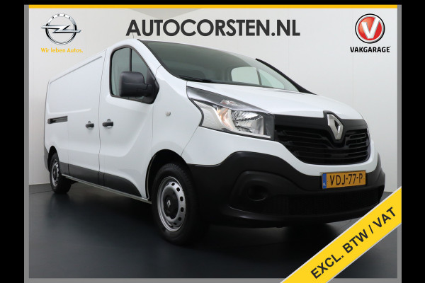 Renault Trafic DCi 122pk3-Pers.Lang Navi Airco Pdc Trekhaak L2H1 Cruise Control Comfort Bluetooth 1.6DCi T29 Nwe Model Schuifdeur Betonplex Wandbetimmering 2.000kg trekvermogen Euro 6