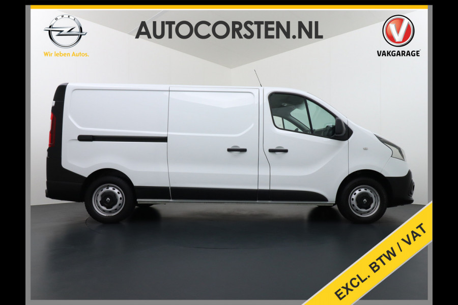 Renault Trafic DCi 122pk3-Pers.Lang Navi Airco Pdc Trekhaak L2H1 Cruise Control Comfort Bluetooth 1.6DCi T29 Nwe Model Schuifdeur Betonplex Wandbetimmering 2.000kg trekvermogen Euro 6