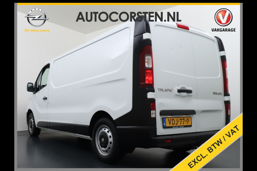 Renault Trafic DCi 122pk3-Pers.Lang Navi Airco Pdc Trekhaak L2H1 Cruise Control Comfort Bluetooth 1.6DCi T29 Nwe Model Schuifdeur Betonplex Wandbetimmering 2.000kg trekvermogen Euro 6