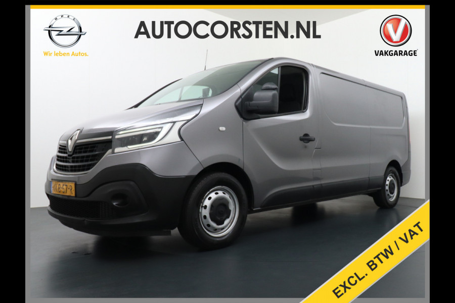 Renault Trafic 2.0dCi 146pk AUT-6L2H1 Camera Trekhaak Pdc Airco Cruise Control Elektr.Spiegels+Verwarmd DAB Bluetooth Led Betonplex vloer Lat o Zeer nette Traffic III  Nieuwe model 1e Eigenaar Euro 6d t
