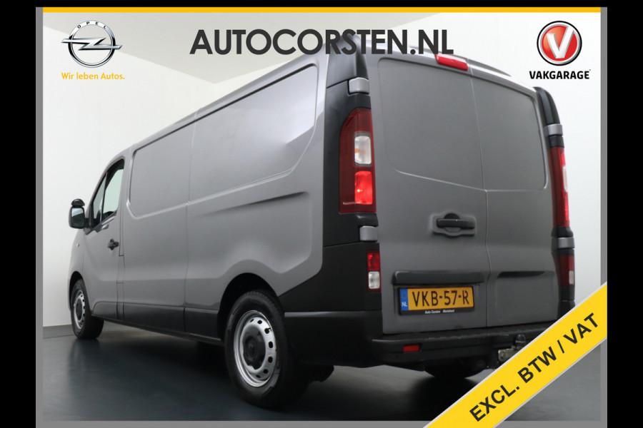 Renault Trafic 2.0dCi 146pk AUT-6L2H1 Camera Trekhaak Pdc Airco Cruise Control Elektr.Spiegels+Verwarmd DAB Bluetooth Led Betonplex vloer Lat o Zeer nette Traffic III  Nieuwe model 1e Eigenaar Euro 6d t