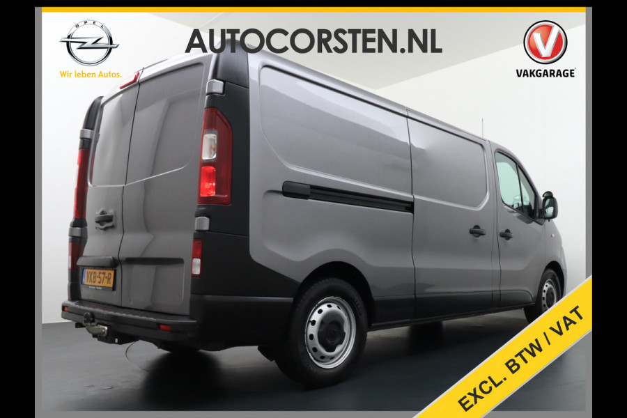 Renault Trafic 2.0dCi 146pk AUT-6L2H1 Camera Trekhaak Pdc Airco Cruise Control Elektr.Spiegels+Verwarmd DAB Bluetooth Led Betonplex vloer Lat o Zeer nette Traffic III  Nieuwe model 1e Eigenaar Euro 6d t