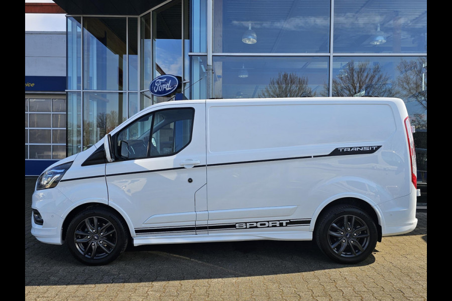 Ford Transit Custom 290 2.0 TDCI L1H1 Sport | 185pk | Adaptive cruise control | Stoelverwarming | Trekhaak | Navigatie | Xenon | Half leder | Netjes!