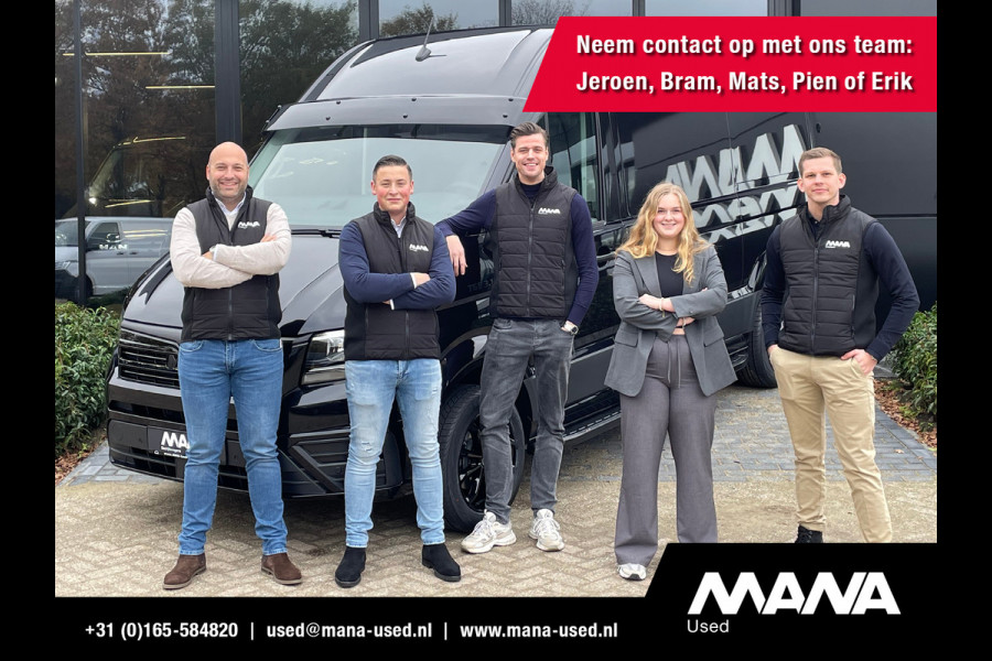 Volkswagen Transporter 2.0TDI L2H1 28 Airco Cruise Sensoren Trekhaak Betonplex Airbag 12V CarPlay Wandbekleding Bijrijdersbank DIN