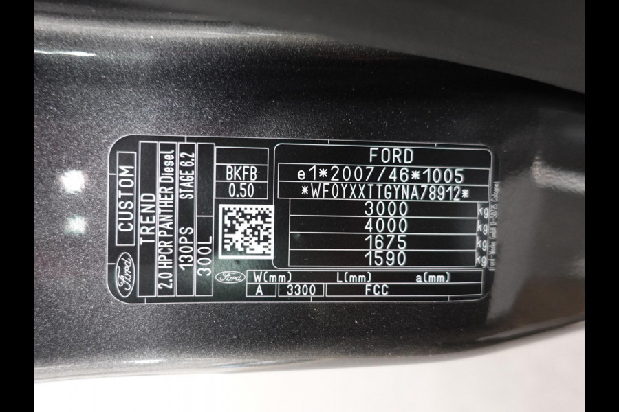 Ford Transit Custom 300 2.0 TDCI L2H1 Automaat Trend Edition Navigatie Cruise control Airco Camera Parkeersensoren Trekhaak