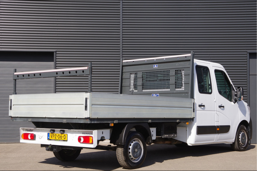 Renault Master T35 2.3 dCi L3 OPEN LAADBAK, 150PK, DC-7P, AIRCO, TREKHAAK, DUBBELE CABINE, PICK-UP, OPENLAADBAK, PICKUP