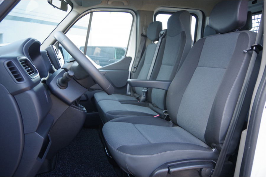 Renault Master T35 2.3 dCi L3 OPEN LAADBAK, 150PK, DC-7P, AIRCO, TREKHAAK, DUBBELE CABINE, PICK-UP, OPENLAADBAK, PICKUP