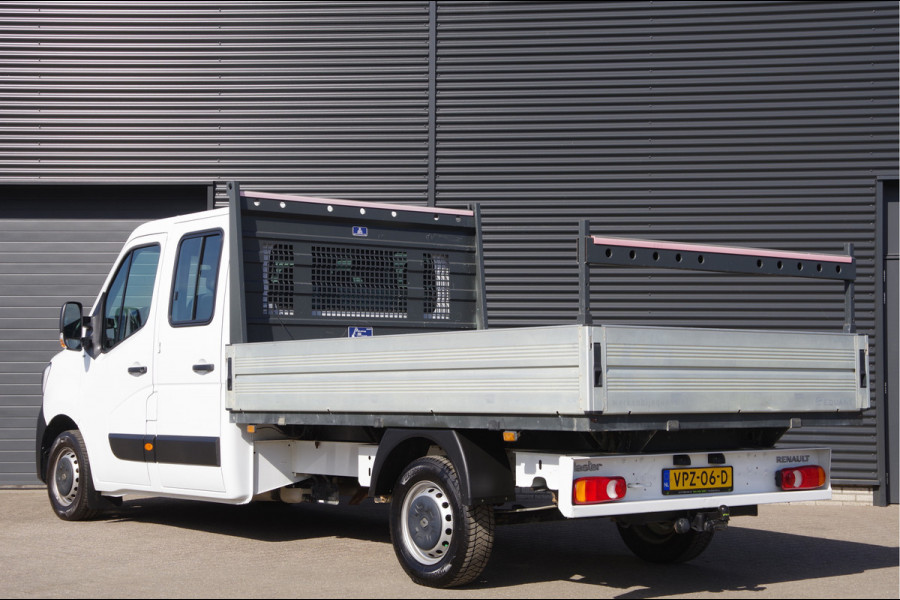 Renault Master T35 2.3 dCi L3 OPEN LAADBAK, 150PK, DC-7P, AIRCO, TREKHAAK, DUBBELE CABINE, PICK-UP, OPENLAADBAK, PICKUP