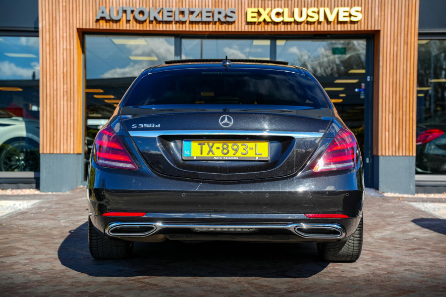 Mercedes-Benz S-Klasse 350d Lang Premium Plus Panodak Burmester Stoelventilatie Memory 360 Camera ACC