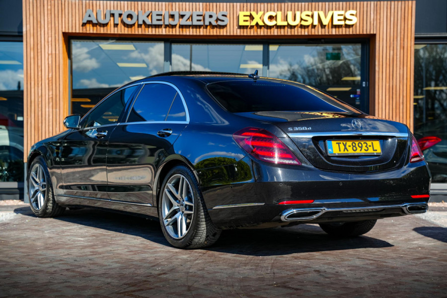 Mercedes-Benz S-Klasse 350d Lang Premium Plus Panodak Burmester Stoelventilatie Memory 360 Camera ACC