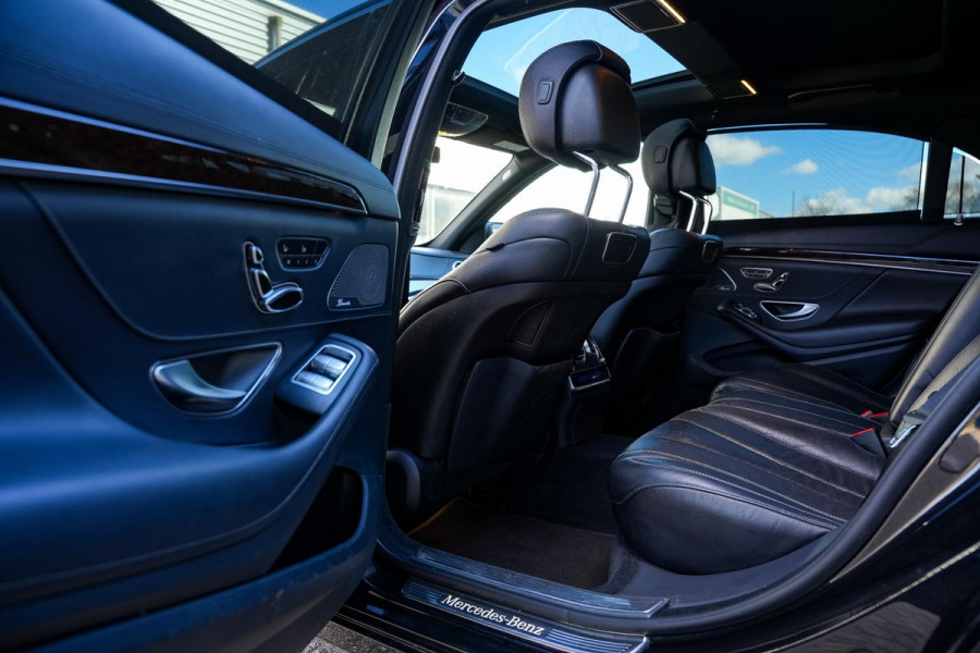Mercedes-Benz S-Klasse 350d Lang Premium Plus Panodak Burmester Stoelventilatie Memory 360 Camera ACC