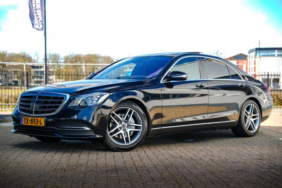 Mercedes-Benz S-Klasse 350d Lang Premium Plus Panodak Burmester Stoelventilatie Memory 360 Camera ACC