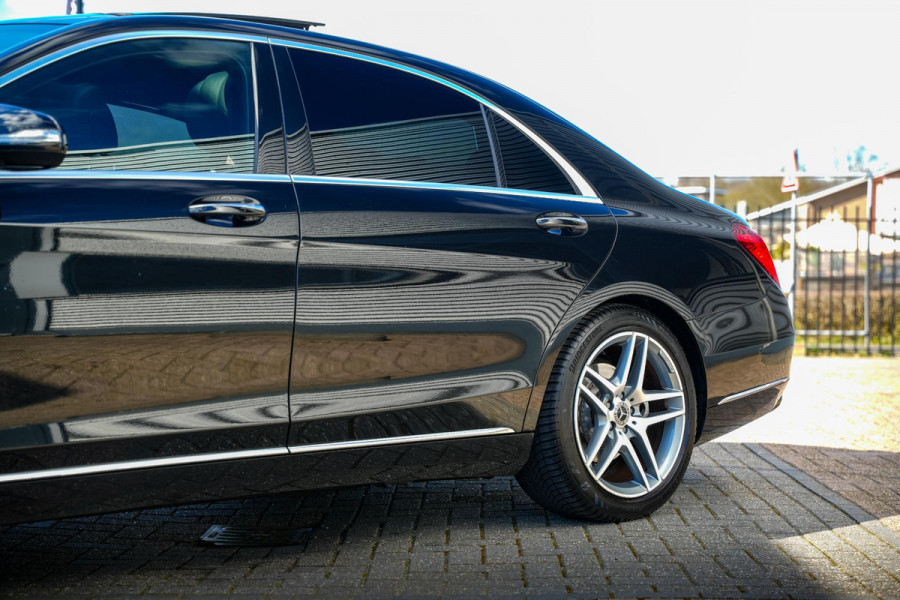 Mercedes-Benz S-Klasse 350d Lang Premium Plus Panodak Burmester Stoelventilatie Memory 360 Camera ACC