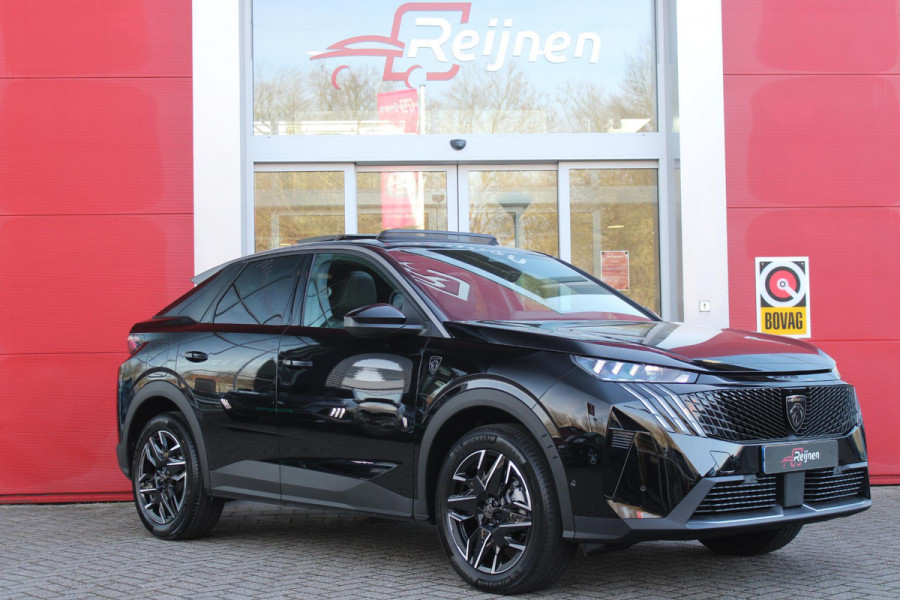 Peugeot 3008 1.2 Hybrid 136PK AUTOMAAT GT | PANORAMISCH SCHUIF/KANTEL DAK | LEDEREN BEKLEDING | STOEL/ACHTERBANK VERWARMING | STOEL KOELING | ELEKTRISCH BEDIENBARE VOORSTOELEN MET GEHEUGENFUNCTIE | ELEKTRISCH BEDIENBARE ACHTERKLEP | 360° CAMERA | MASSAGE STOELEN | 19" LICHTMETALEN VELGEN | ADAPTIVE CRUISE CONTROL | DRAADLOZE APPLE CARPLAY/ANDROID AUTO | DRAADLOZE TELEFOONLADER | KEYLESS ENTRY/START | DODEHOEK DETECTIE | FULL LED KOPLAMPEN | NAVIGATIE |