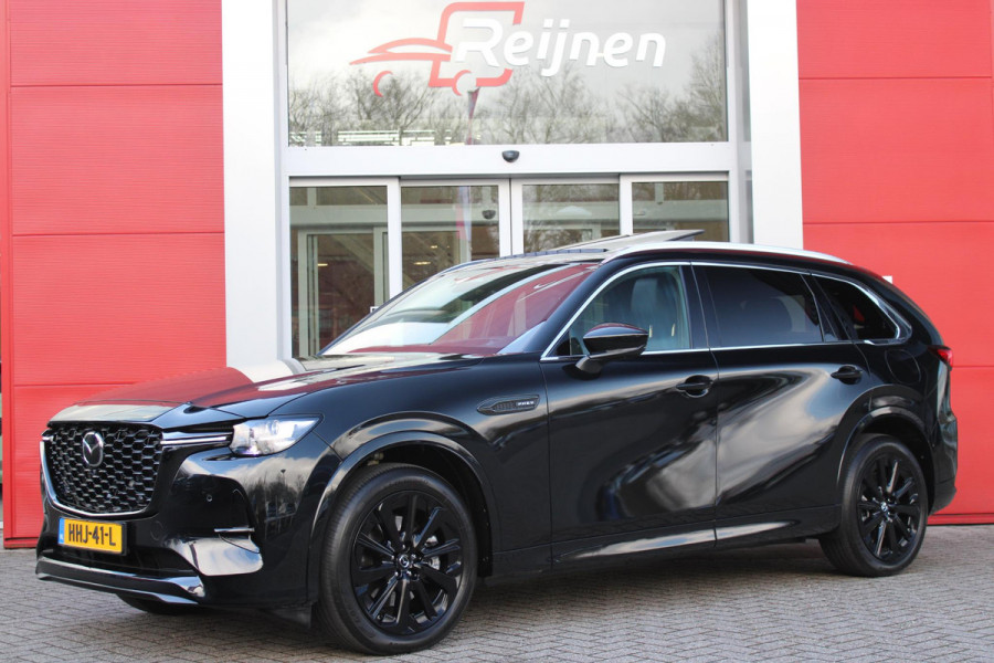 Mazda CX-80 2.5 e-SkyActiv 328PK PHEV HOMURA PLUS | 7-PERSOONS! | NIEUWE AUTO! | DRIVER PERSONALIZATION SYSTEM (GEZICHTSHERKENNING) | ELEKTRISCH BEDIENBARE VOORSTOELEN | FULL LEDEREN BEKLEDING | ADAPTIVE CRUISE CONTROL | 20" LICHTMETALEN VELGEN BLACK | 360° CAMERA | STOEL/STUUR VERWARMING | STOEL VENTILATIE | STOEL VERWARMING ACHTER | ADAPTIVE LED KOPLAMPEN | CLIMATE CONTROL VOOR + ACHTER | NAVIGATIE | APPLE CARPLAY/ANDROID AUTO | PANORAMISCH SCHUIF/KANTEL DAK | PARKEERSENSOREN VOOR EN ACHTER | BOSE AUDIO SYSTEM (12 SPEAKERS) | ELEKTRISCH BEDIENBARE ACHTERKLEP | DRAADLOZE TELEFOON