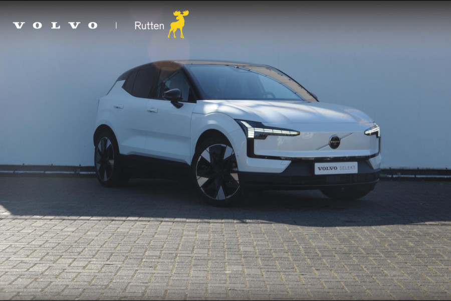 Volvo EX30 428PK Automaat Twin Motor Performance Ultra / 360 graden camera / Pilot assist / Park assist / Panoramadak / Voorstoelen en stuurwiel verwarmd / Elektrisch verstelbare stoelen /