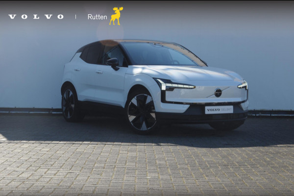 Volvo EX30 428PK Automaat Twin Motor Performance Ultra / 360 graden camera / Pilot assist / Park assist / Panoramadak / Voorstoelen en stuurwiel verwarmd / Elektrisch verstelbare stoelen /