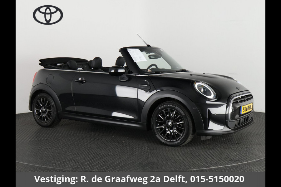 MINI Cabrio 1.5 Cooper Black-Sport Automaat 140 PK | Navigatie | Camera | Climate Control |