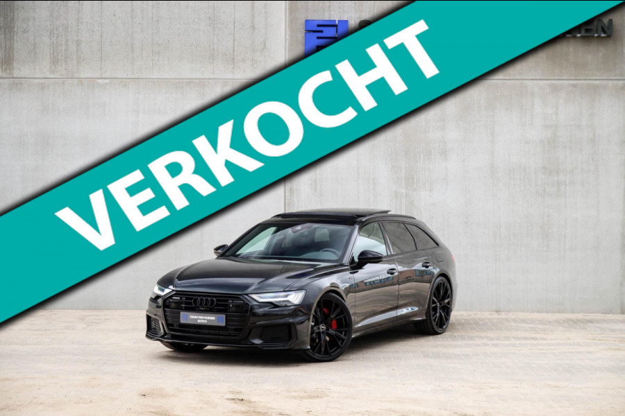 Audi A6 Avant 55 TFSI e Quattro Competition S line Edition 367pk Automaat|Panoramadak|Virtual Cockpit|Leder+Memory|HD Matrix|Black