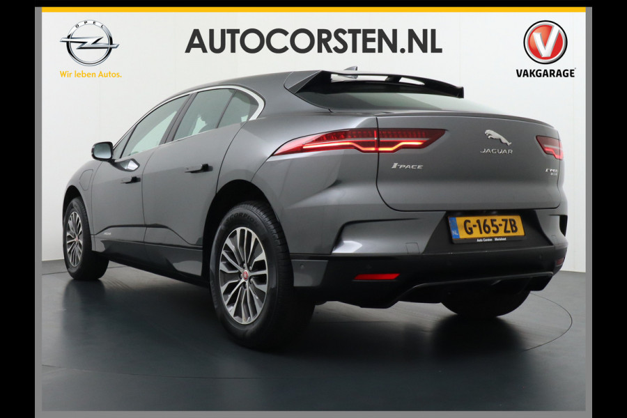 Jaguar I-PACE EV400pk 4WD Leer Pano-Dak Meridan-HiFi 90kWh Camera Apple Carplay Android Auto Stuurverwarming DAB PDC Keyless entry/start LED Lmv 18" Bluetooth WiFi Verkeersbord detectie Cruise Control  Uitparkeer waarschuwing Business Edition 400PK 696NM Koppel