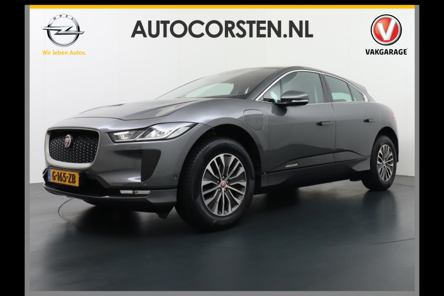 Jaguar I-PACE EV400pk 4WD Leer Pano-Dak Meridan-HiFi 90kWh Camera Apple Carplay Android Auto Stuurverwarming DAB PDC Keyless entry/start LED Lmv 18" Bluetooth WiFi Verkeersbord detectie Cruise Control  Uitparkeer waarschuwing Business Edition 400PK 696NM Koppel