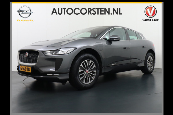 Jaguar I-PACE EV400pk 4WD Leer Pano-Dak Meridan-HiFi 90kWh Camera Apple Carplay Android Auto Stuurverwarming DAB PDC Keyless entry/start LED Lmv 18" Bluetooth WiFi Verkeersbord detectie Cruise Control  Uitparkeer waarschuwing Business Edition 400PK 696NM Koppel
