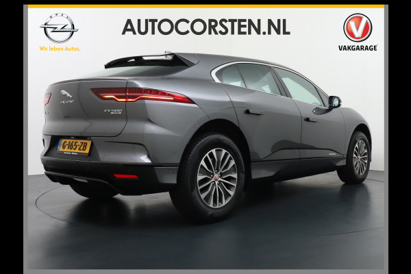 Jaguar I-PACE EV400pk 4WD Leer Pano-Dak Meridan-HiFi 90kWh Camera Apple Carplay Android Auto Stuurverwarming DAB PDC Keyless entry/start LED Lmv 18" Bluetooth WiFi Verkeersbord detectie Cruise Control  Uitparkeer waarschuwing Business Edition 400PK 696NM Koppel