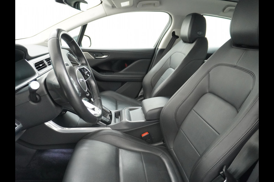 Jaguar I-PACE EV400pk 4WD Leer Pano-Dak Meridan-HiFi 90kWh Camera Apple Carplay Android Auto Stuurverwarming DAB PDC Keyless entry/start LED Lmv 18" Bluetooth WiFi Verkeersbord detectie Cruise Control  Uitparkeer waarschuwing Business Edition 400PK 696NM Koppel
