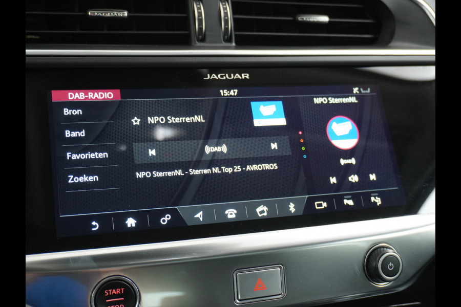 Jaguar I-PACE EV400pk 4WD Leer Pano-Dak Meridan-HiFi 90kWh Camera Apple Carplay Android Auto Stuurverwarming DAB PDC Keyless entry/start LED Lmv 18" Bluetooth WiFi Verkeersbord detectie Cruise Control  Uitparkeer waarschuwing Business Edition 400PK 696NM Koppel