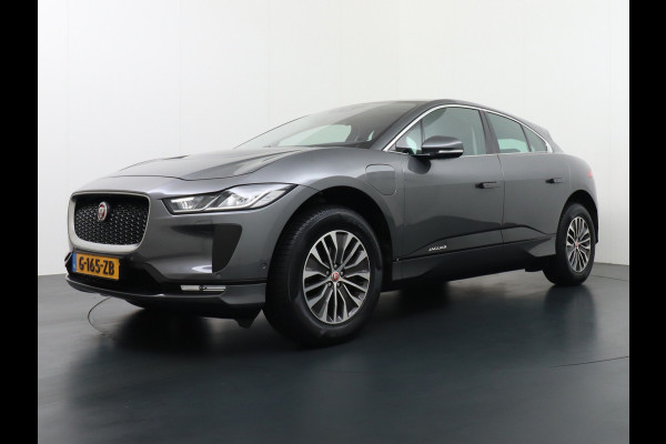 Jaguar I-PACE EV400pk 4WD Leer Pano-Dak Meridan-HiFi 90kWh Camera Apple Carplay Android Auto Stuurverwarming DAB PDC Keyless entry/start LED Lmv 18" Bluetooth WiFi Verkeersbord detectie Cruise Control  Uitparkeer waarschuwing Business Edition 400PK 696NM Koppel