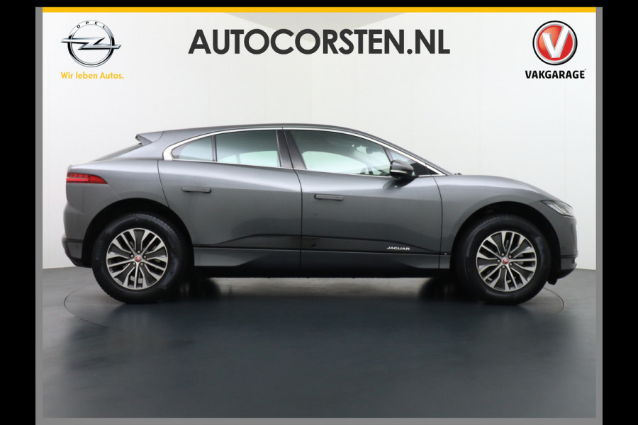 Jaguar I-PACE EV400pk 4WD Leer Pano-Dak Meridan-HiFi 90kWh Camera Apple Carplay Android Auto Stuurverwarming DAB PDC Keyless entry/start LED Lmv 18" Bluetooth WiFi Verkeersbord detectie Cruise Control  Uitparkeer waarschuwing Business Edition 400PK 696NM Koppel