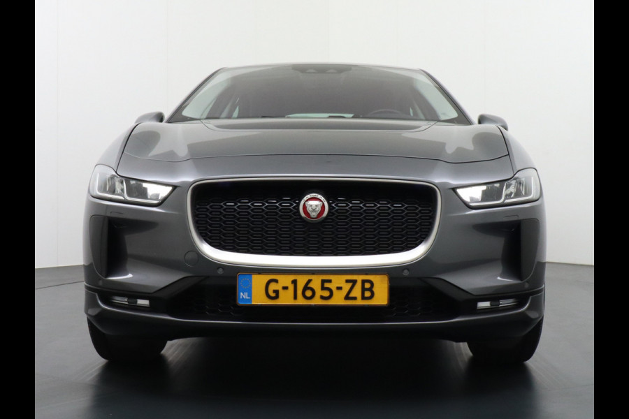 Jaguar I-PACE EV400pk 4WD Leer Pano-Dak Meridan-HiFi 90kWh Camera Apple Carplay Android Auto Stuurverwarming DAB PDC Keyless entry/start LED Lmv 18" Bluetooth WiFi Verkeersbord detectie Cruise Control  Uitparkeer waarschuwing Business Edition 400PK 696NM Koppel