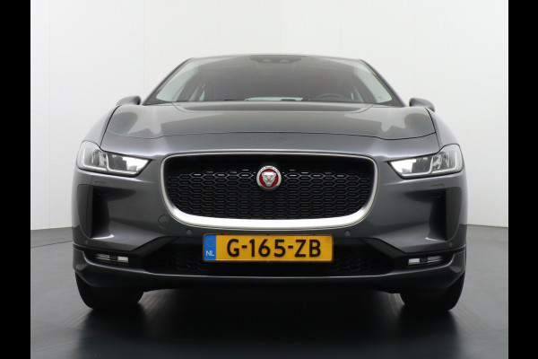 Jaguar I-PACE EV400pk 4WD Leer Pano-Dak Meridan-HiFi 90kWh Camera Apple Carplay Android Auto Stuurverwarming DAB PDC Keyless entry/start LED Lmv 18" Bluetooth WiFi Verkeersbord detectie Cruise Control  Uitparkeer waarschuwing Business Edition 400PK 696NM Koppel
